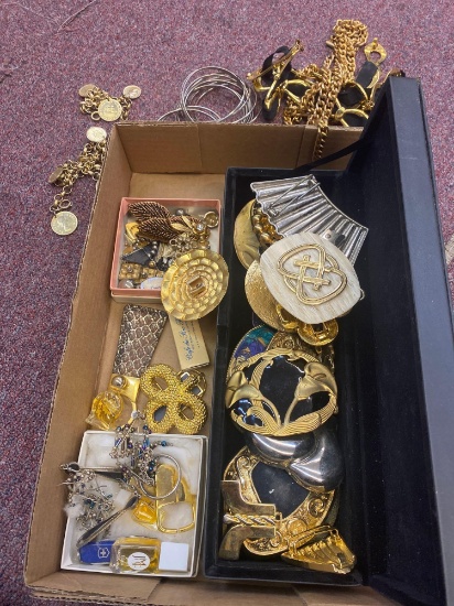 belt buckles, costume jewelry