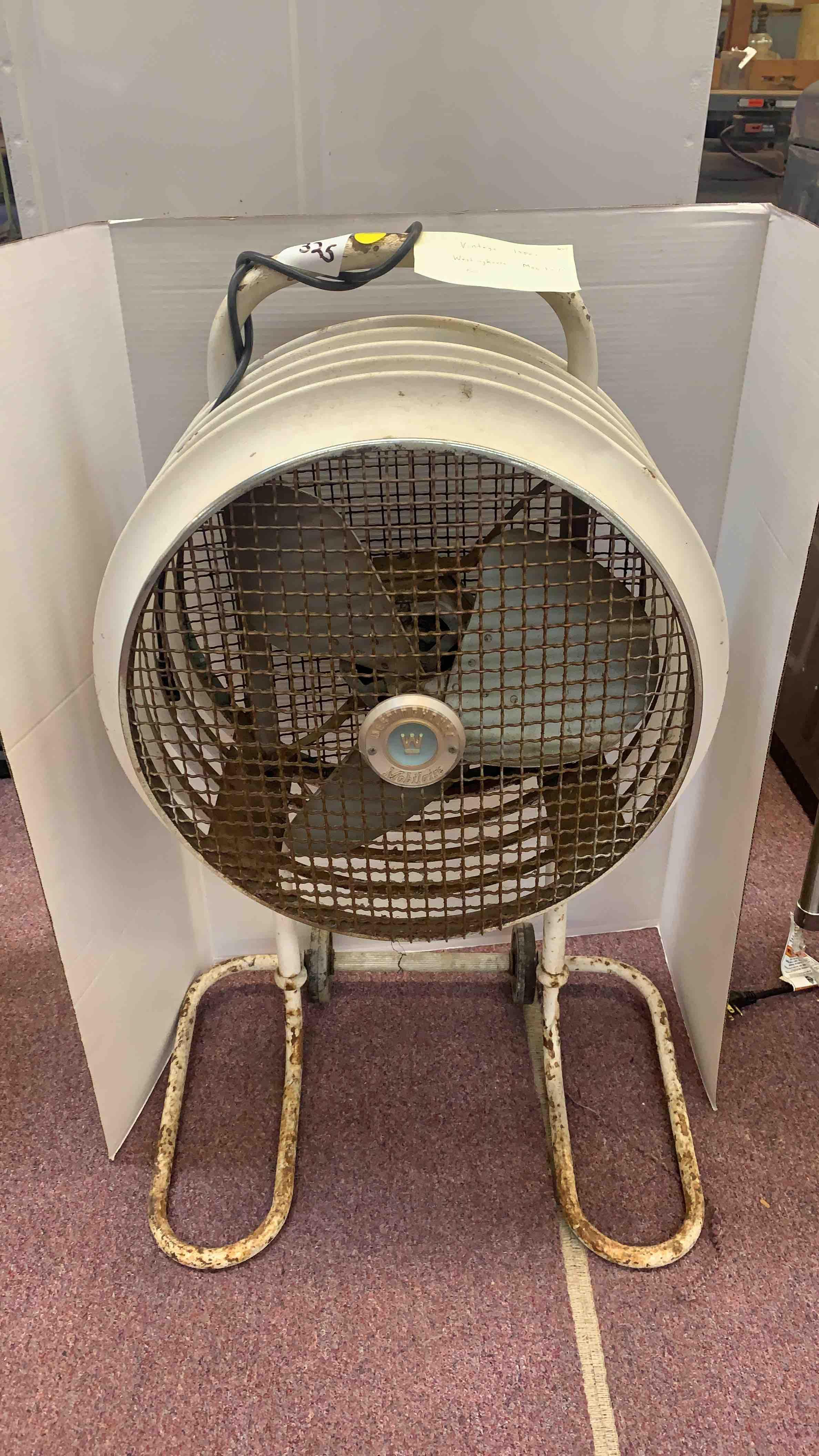 Vintage 1950s Westinghouse Mobilaire fan | Proxibid