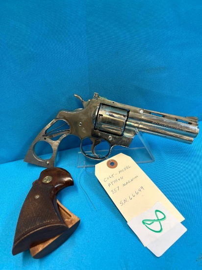 Colt python 357 magnum revolver s/n 66649