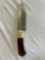 Handmade Damascus steel knife- with either custom wood, bone, horn, or resin handles