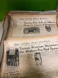 huge lot of vintage newspapers