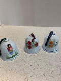 3 Henriot quimper France bells