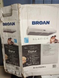 Brian Glacier white range hood 30 inches in box