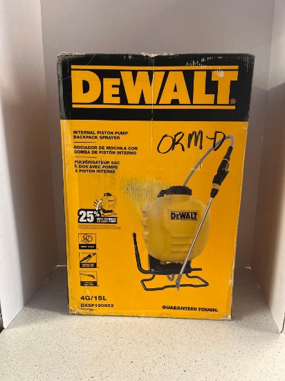 Dewalt sprayer open box item