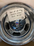 pair of US mag aluminum wheels