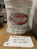 5 gallons of red line oil