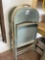 4 folding metal chairs