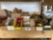 large lot of plumbing parts brass nozzles knobs handles chain