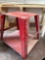 heavy duty steel stand on wheels