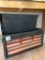Metal toolbox with drawers