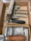 Brush seam rollers door hinges clamp