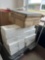 Rolling cart with ceramic tile