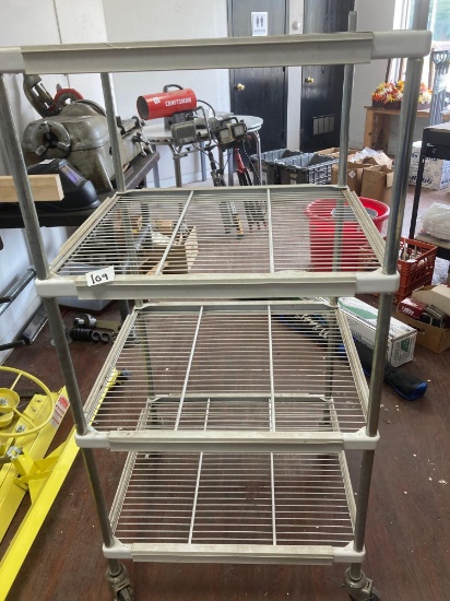 Rolling shelf