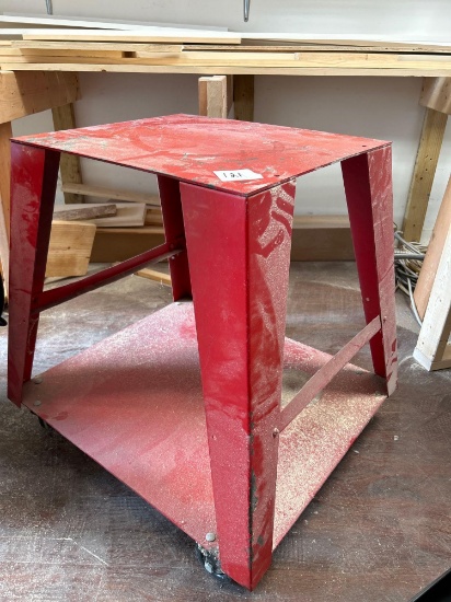 heavy duty steel stand on wheels