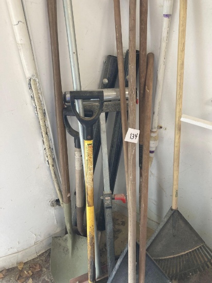 Garden tools shovels rakes and more