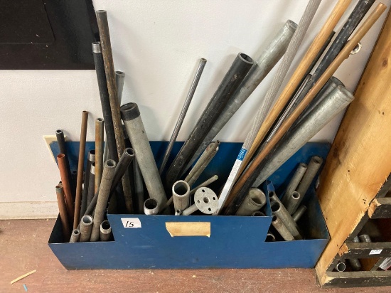 miscellaneous black galvanized and copper piping