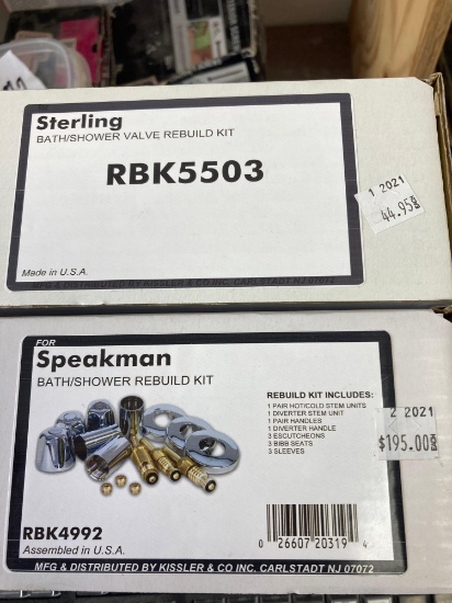 American Standard tub and shower faucet rebuilding kit sterling Speakman bath shower rebuild kit