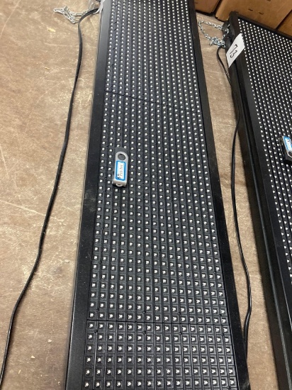 LED scrolling programmable display light