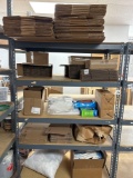 shelf not included. All boxes, bags, cardboard, packing items.
