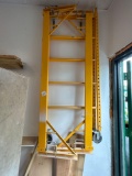 bakers shelf scaffolding on wheels