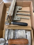 Brush seam rollers door hinges clamp