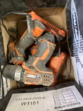 Ridgid drills and chargers