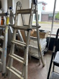 Costco articulating aluminum ladder adjustable