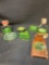 vintage ashtrays depression glass