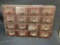 antique apothecary or file cabinet 16 drawers