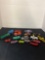 lot of 17 die cast toy cars trailers Tootsie Widget