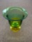 Green Glass Vase