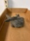 Metal Airplane Ashtray Embossed George