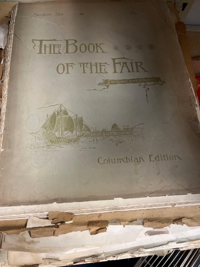 Columbian 1893 Exposition Book of the Worlds Fair hundreds of pages appear to be 12 books that