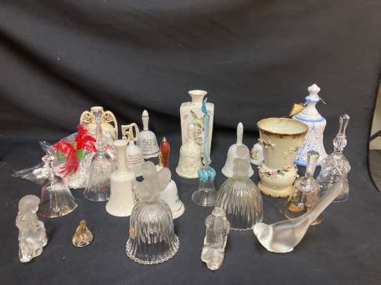 Bell collection other vintage glassware
