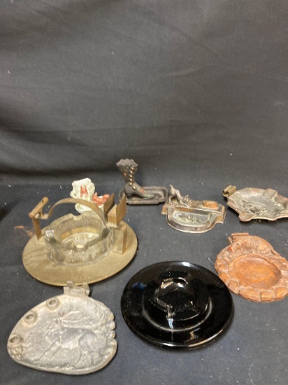 ashtrays matchbook match stick holders