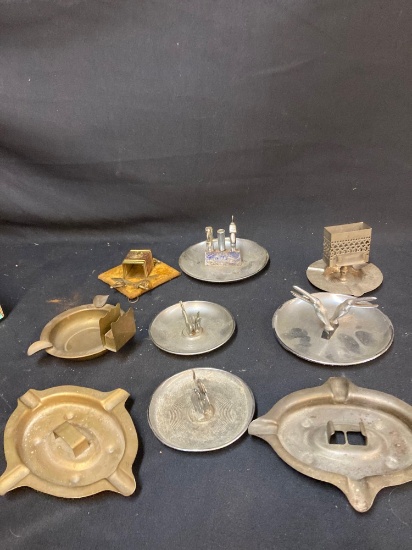 ashtrays matchstick matchbook holders