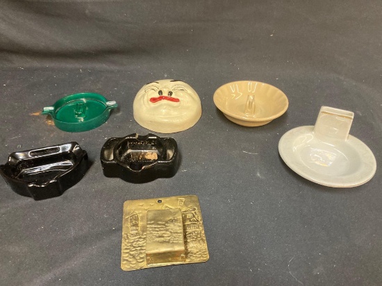 ashtrays matchstick matchbook holders