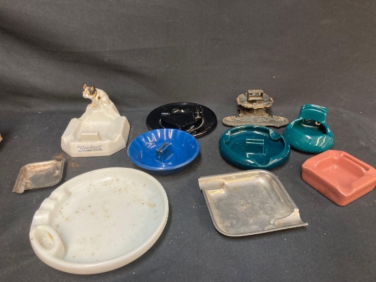 ashtrays matchbook match stick holders