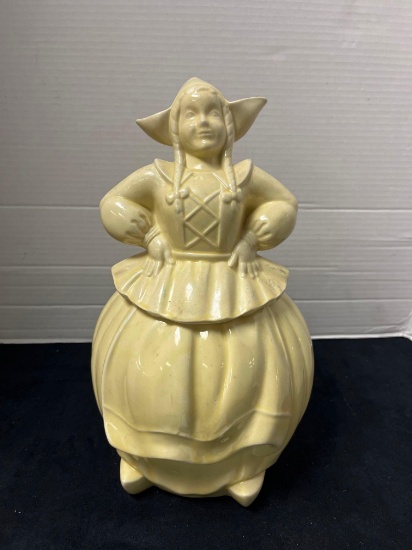 Pottery Guild Girl Cookie jar