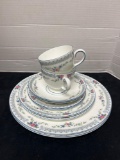 Two 5 piece place settings Wedgewood Rosedale bone china