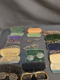 antique eyeglass collection some are Akron