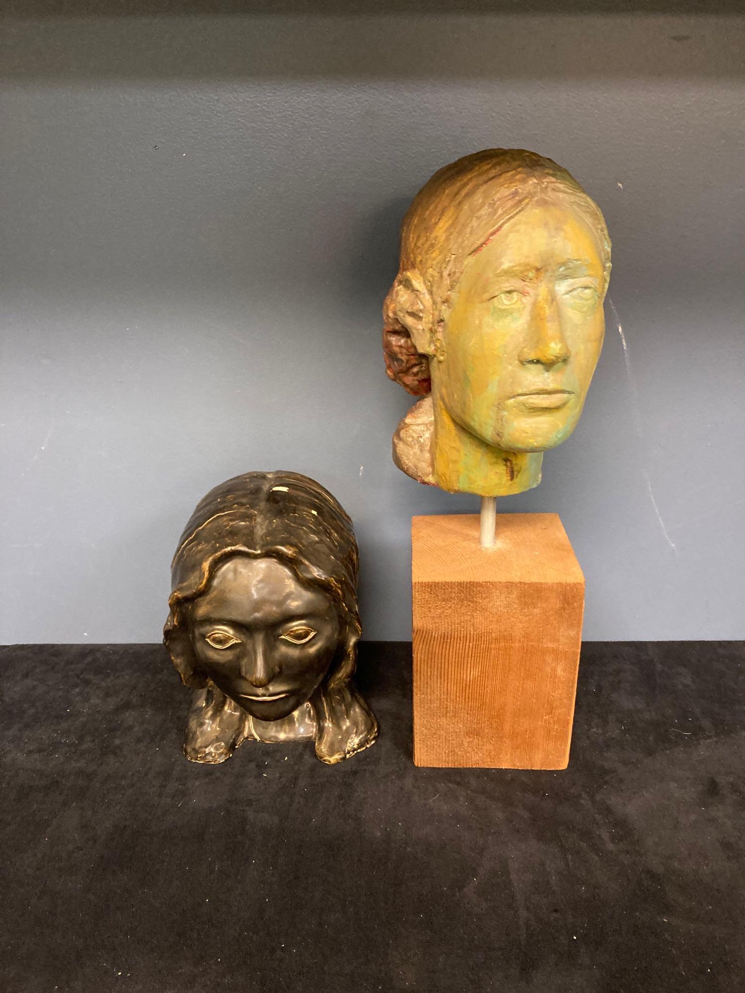 Vintage Bust Head Figures Proxibid