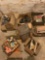 large lot of automobile parts spark plugs horns