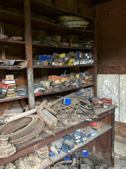 barn section miscellaneous parts, scrap, metal, new old stock