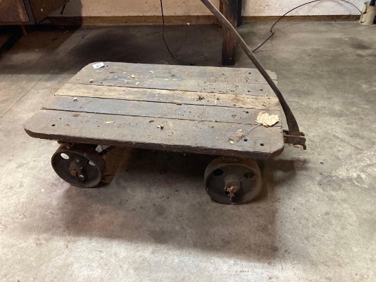 small train luggage wagon