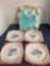 4 new old stock Kewpie plates and a vintage boys Sears outfit