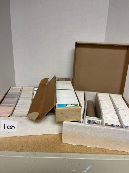 3 boxes of baseball cards
