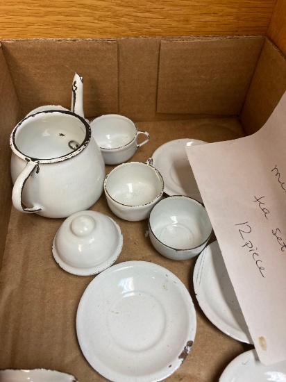 Childs tea sets cup and saucer wall pocket tea cup party charms