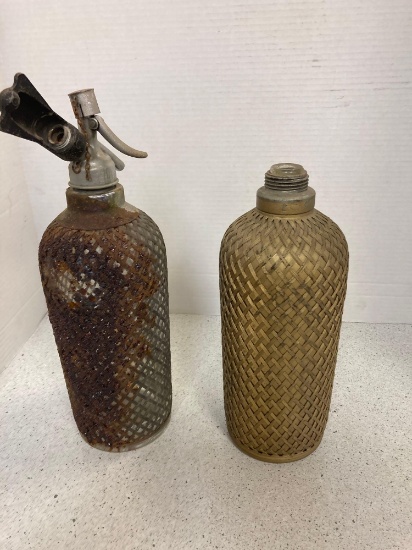 Vintage Seltzer Soda Water Siphon Bottle