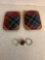 coach holiday plaid paperweights coach keychain
